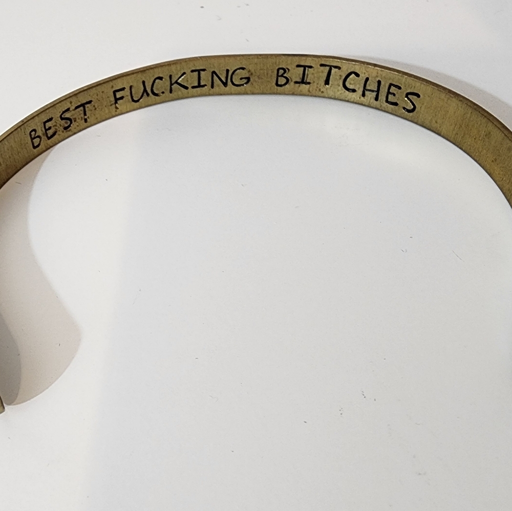 Best Fucking Bitches wrap bracelet